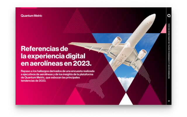 Referencias de la experiencia digital en aerolíneas en 2023.