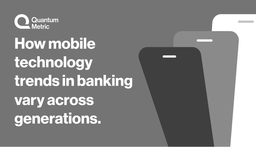 How mobile technology trends in banking vary across generations.