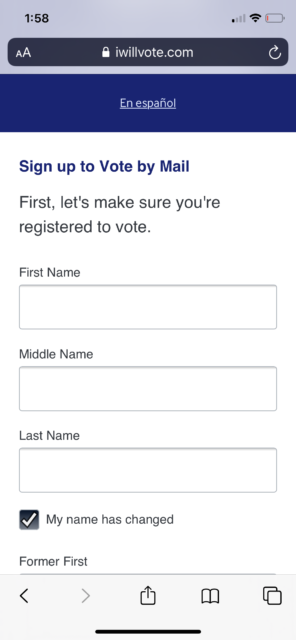 Biden Voter Registration error ActBlue vs WinRed