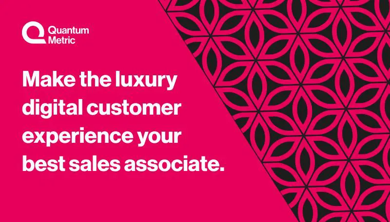 an image that read "make the luxury digital customer experience your best sales associate."